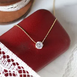 PALMONAS 18k Gold-Plated Cubic Zirconia Studded Stainless Steel Chain-picture-14