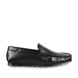 Metro Men's Black Casual Loafers image 1