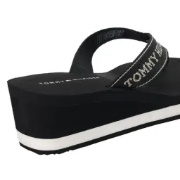 Tommy Hilfiger Women Black Flip Flops image 4