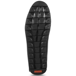 Metro Men's Black Casual Loafers image 4