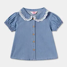 R&B Kids Blue Regular Fit Shirt-picture-36