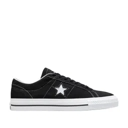 Converse Men's Cons One Star Pro Suede Low Top Black Sneakers image 1