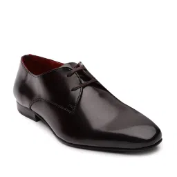 Gabicci Men's Dapper Burgundy Derby Shoes image 1