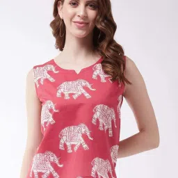 Inweave Pink Printed Top image 1