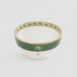 Pure Home and Living Beige & Green Verde Print Bowls - Set of 2 image 4