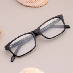 Ted Smith Black Wayfarer Unisex Eye Frames image 1