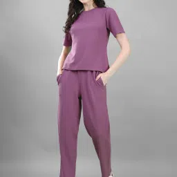 SELVIA Purple Maxi Co-Ord Set image 1