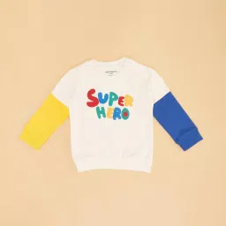 Pantaloons Baby White Sweatshirt image 1