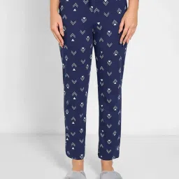 Dreamz By Pantaloons Navy Cotton Regular Fit Printed Pyjamas image 1