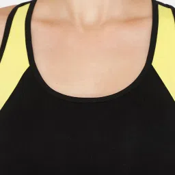 Zelocity by Zivame Black Non Wired Padding Sports Bra image 5