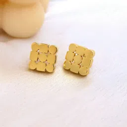 Perfectly Average Circle Square Studs image 1