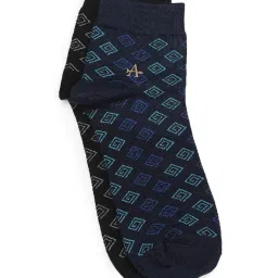 Arrow Multicolored Printed Socks Pack of 2 image 1