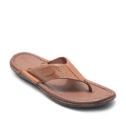 woodland Woods Men's Tan Thong Sandals image 2
