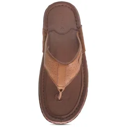 woodland Woods Men's Tan Thong Sandals image 3