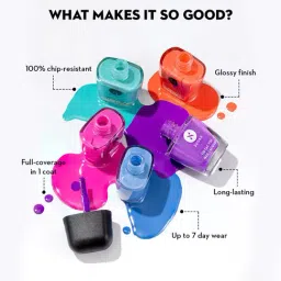 SUGAR Cosmetics Tip Tac Toe Nail Lacquer Classic 21 Playful Pink - 9 ml image 4