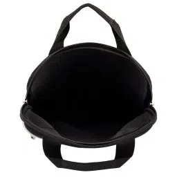 Kara Black Solid Medium Laptop Sleeve image 3