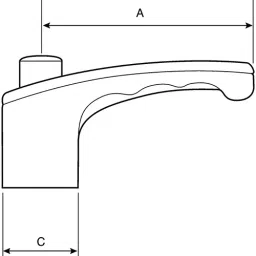 RS PRO M6 x 20mm Clamping Lever 478361 image 5