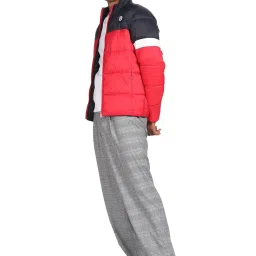 U.S. Polo Assn. Navy Regular Fit Colour Block Jacket image 4