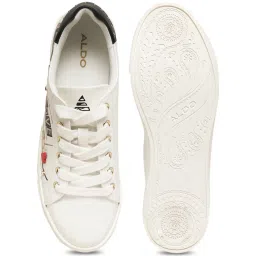 Aldo Women's White Casual Sneakers image 3