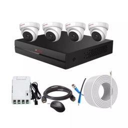 CP PLUS CCTV Combo Kit 2.4 MP Full HD Audio Indoor & Outdoor with 4 Channel DVR 4 Dome Camera, 4 Channel SMPS, 70 m Copper Cable & Connectors-picture-33