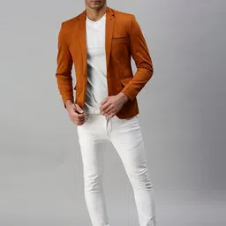 SHOWOFFFF Slim-Fit Single Breasted Blazer image 3