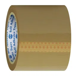 VCR 35 m x 96 mm Biaxially Oriented Polypropylene Self Adhesive Brown Cello Tape, 36 Rolls Per Pack image 3