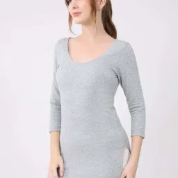 Monte Carlo Grey Regular Fit Thermal Top image 3