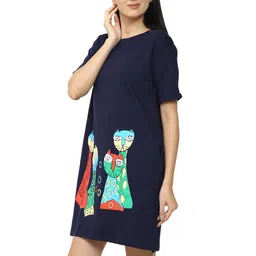 POLLOLOCO Printed Nightdress image 5