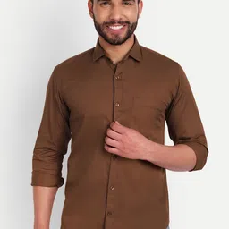 Mast & Harbour Men Slim Fit Sheer Casual Shirt-picture-36