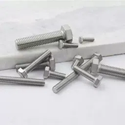 Rpi Shop M8 x 45mm Hex Head Bolt/Screw Zinc-Coated Machine Thread Pack of 25 Pcs image 4