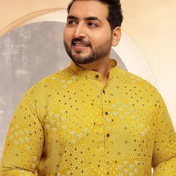 SOJANYA PLUS Floral Printed Mandarin Collar Straight Kurta-picture-31