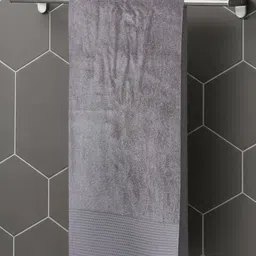 Ackross Grey Cotton 650 GSM Bath Towel-picture-19
