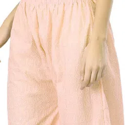 SRISARAS Women Flared Cotton Palazzos image 3