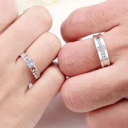 Ringzinnie Set Of 2 Stone-Studded Adjustable Finger Rings image 3