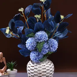 Myntra Elegant Homes Blue 2 Pieces Hydrangea Artificial Flower-picture-17