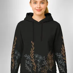 HELLCAT Women Printed Hooded Sweatshirt-image-55