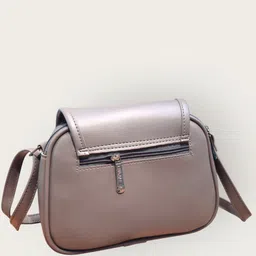 ROYAL CHAALS Brand Logo Self Design Buckle Crossbody Sling Bag image 4