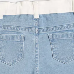 MINI KLUB Cotton Denim Woven Solid Jeans - Blue image 5