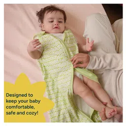 Nintara Baby Lightweight, 100% Organic Cotton 0.5 TOG Large Sleep Sack Pack of 1 - Soft Sage image 5