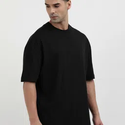 Calvin Klein Jeans Men Typography Printed Round Neck Cotton Oversized T-Shirt image 3