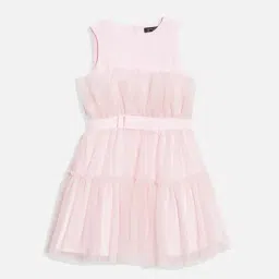 Allen Solly Kids Pink Embellished Regular Fit Dress-picture-36