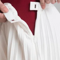 FableStreet White Regular Fit Skirt image 5