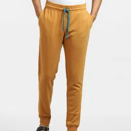Jack & Jones Yellow Cotton Regular Fit Joggers image 1