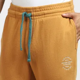 Jack & Jones Yellow Cotton Regular Fit Joggers image 4