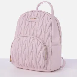 Allen Solly Lilac Quilted Backpack image 2