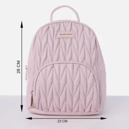 Allen Solly Lilac Quilted Backpack image 5