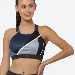 Fitleasure Multicolored Non Wired Padded Sports Bra-picture-34