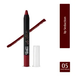 Glam21 Lip Seduction Crayon Lipstick 05 Deep Maroon - 2.8 gm-image-51