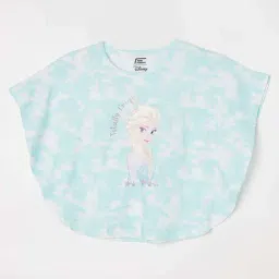 Fame Forever by Lifestyle Kids Aqua Blue Cotton Printed Top-picture-21