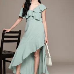 Label Ritu Kumar Mint Relaxed Fit Solid Jumpsuit image 1